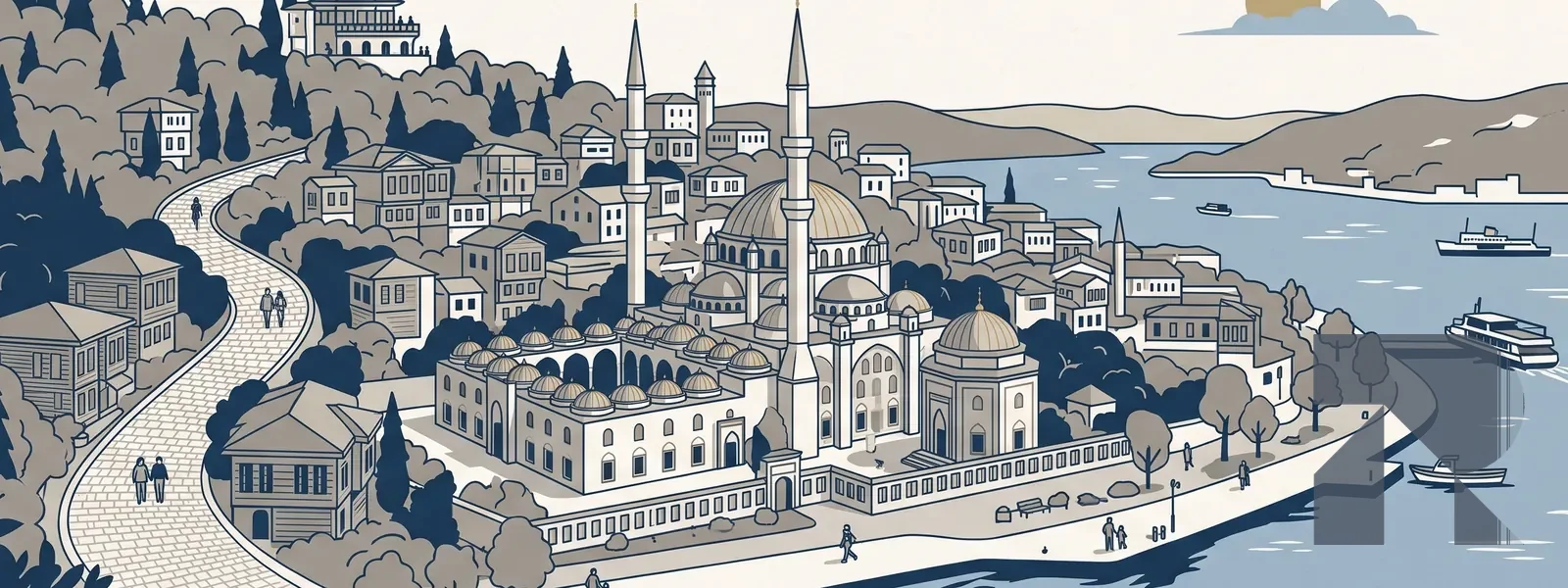 Eyüpsultan ilçesi illüstrasyonu