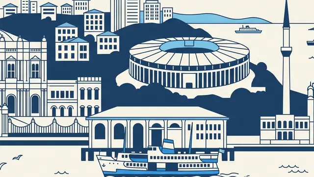 Beşiktaş ilçesi illüstrasyonu