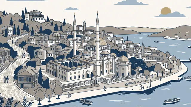 Eyüpsultan ilçesi illüstrasyonu