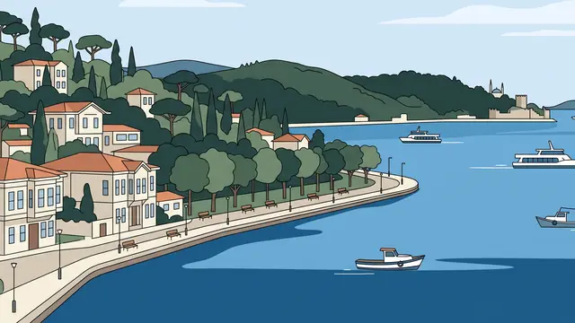 Sarıyer ilçesi illüstrasyonu