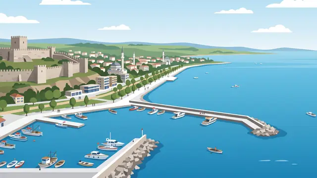 Silivri ilçesi illüstrasyonu