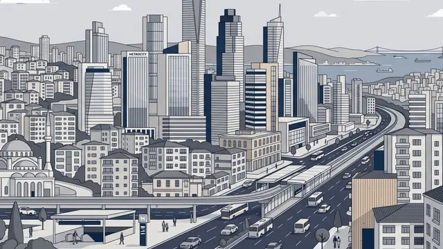 Şişli ilçesi illüstrasyonu