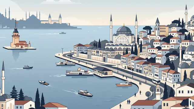 Üsküdar ilçesi illüstrasyonu